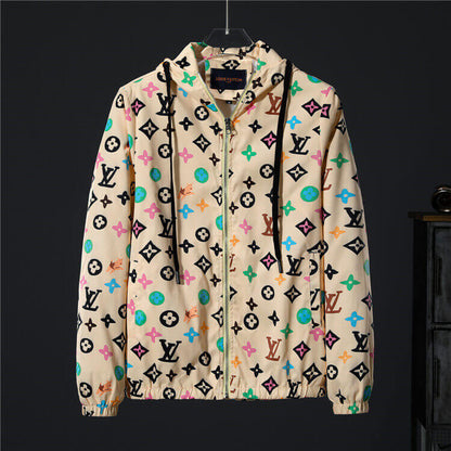 Louis Vuitton Printed Monogram Hoodie Jacket