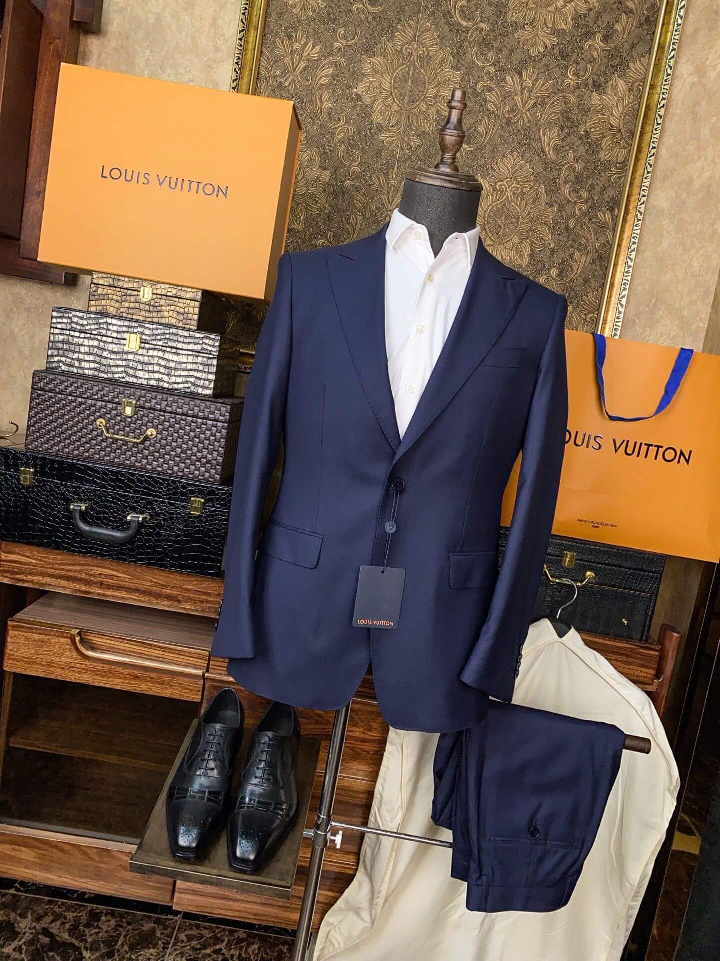 Louis Vuitton Navy Suit