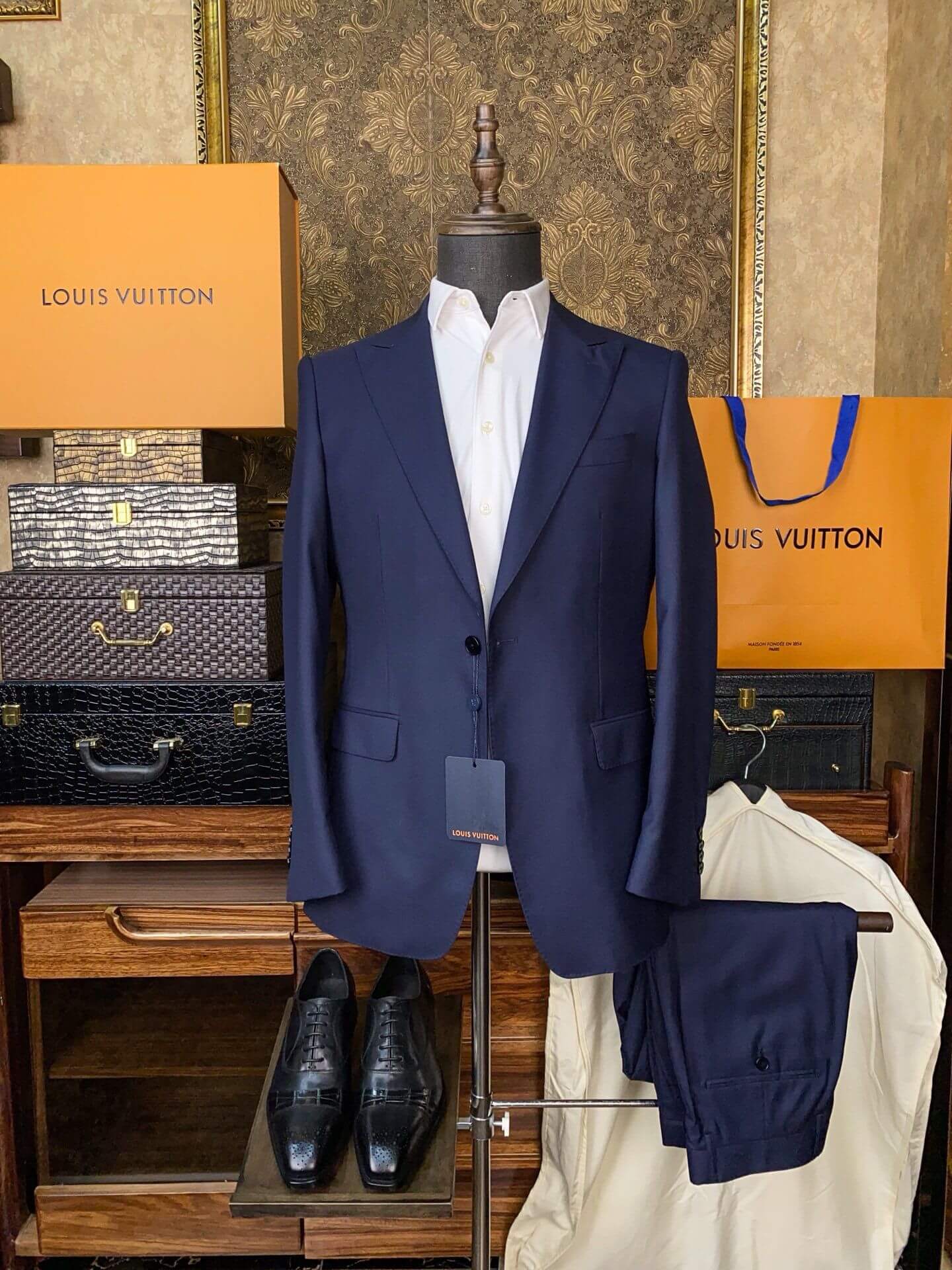 Louis Vuitton Navy Suit