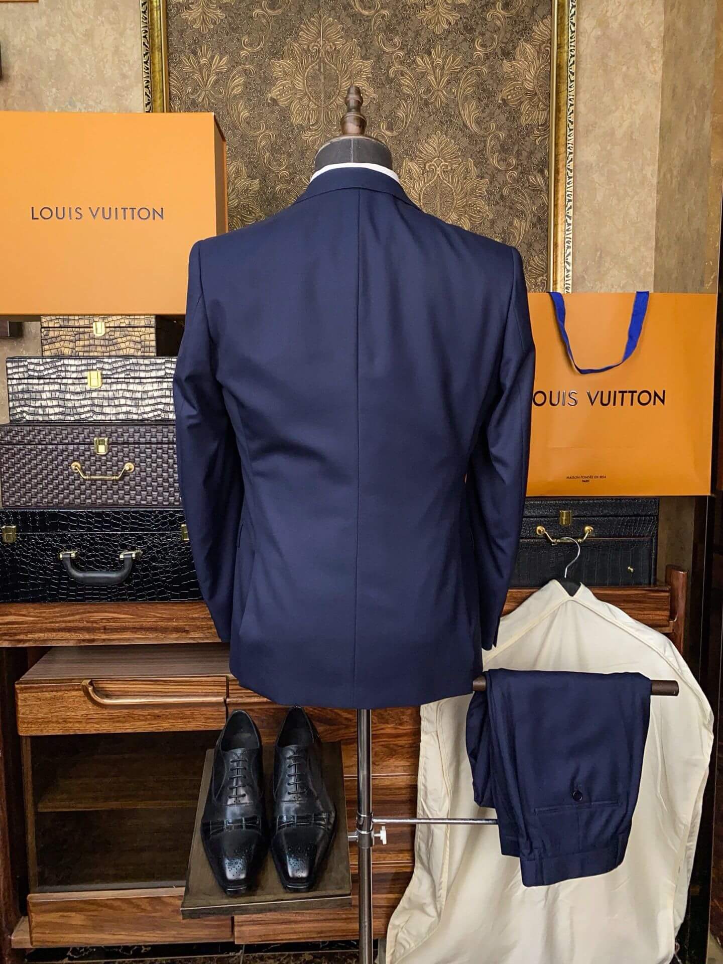 Louis Vuitton Navy Suit