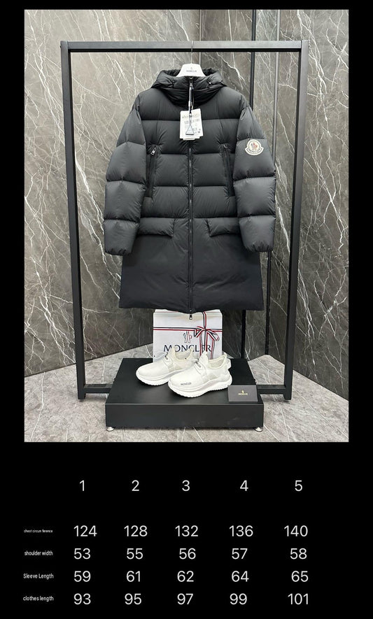 Moncler Bosona Black Lightweight Down Parka Jacket