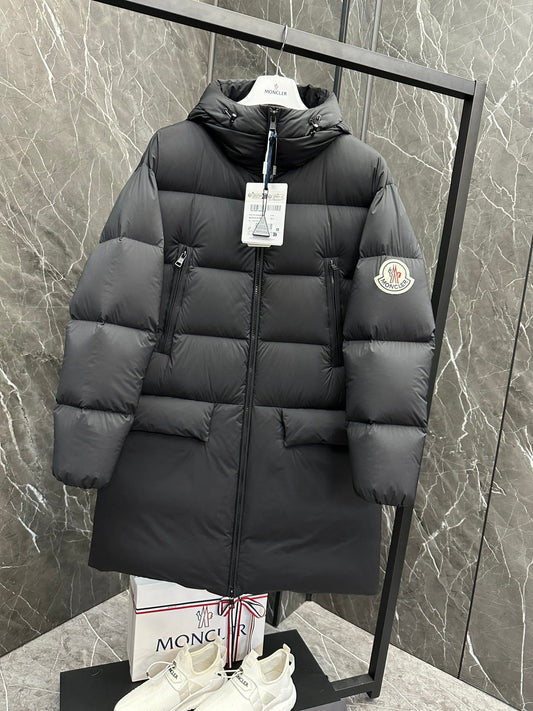 Moncler Bosona Black Lightweight Down Parka Jacket