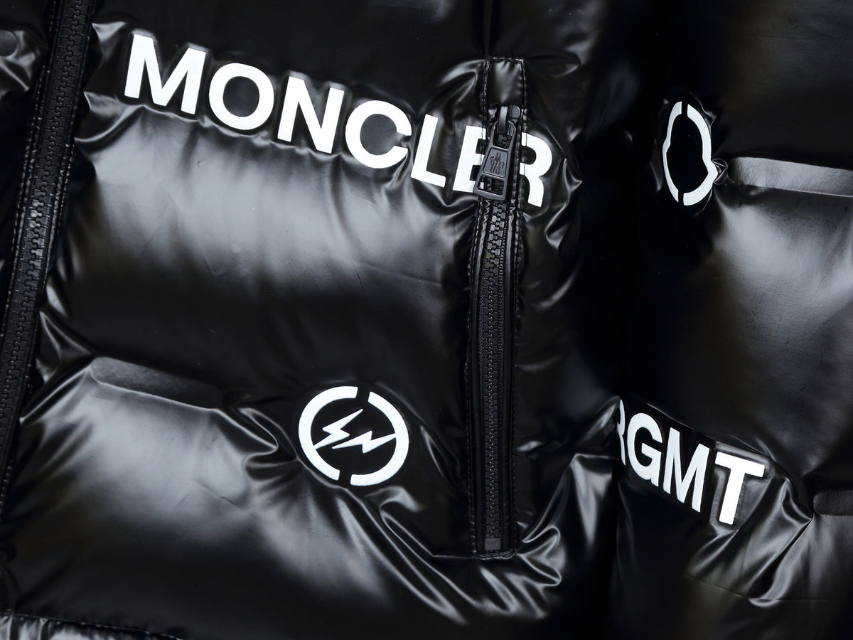 Moncler Genius x Fragment Mayconne Black Printed Down Puffer Jacket