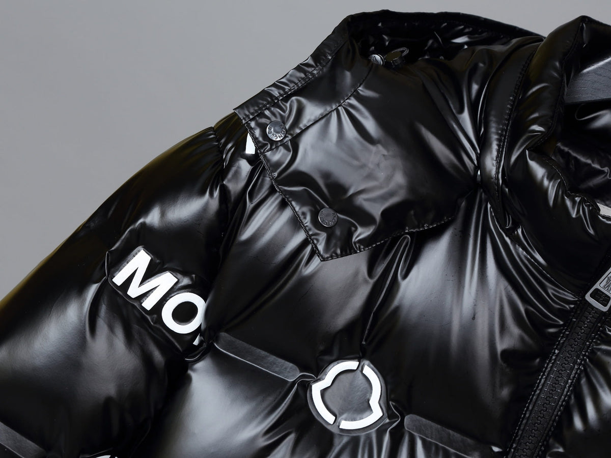 Moncler Genius x Fragment Mayconne Black Printed Down Puffer Jacket