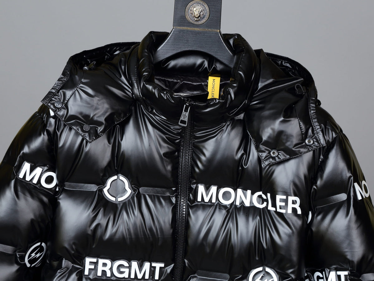 Moncler Genius x Fragment Mayconne Black Printed Down Puffer Jacket
