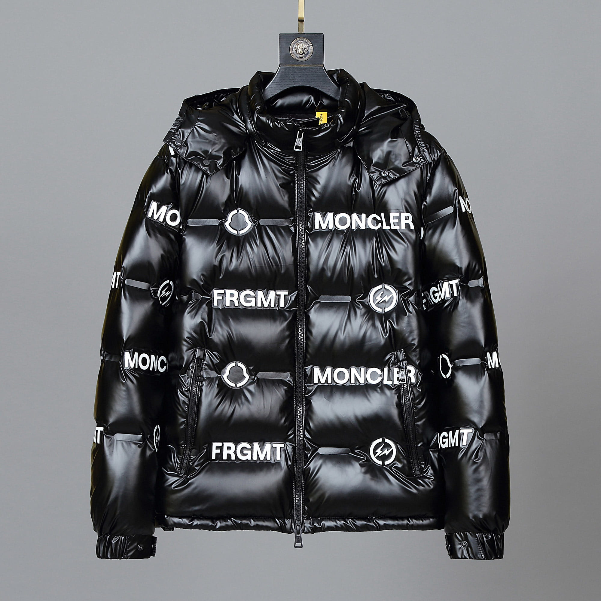 Moncler Genius x Fragment Mayconne Black Printed Down Puffer