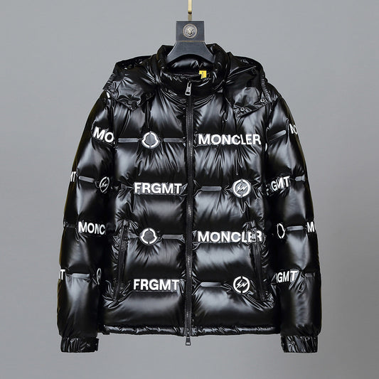 Moncler Genius x Fragment Mayconne Black Printed Down Puffer Jacket