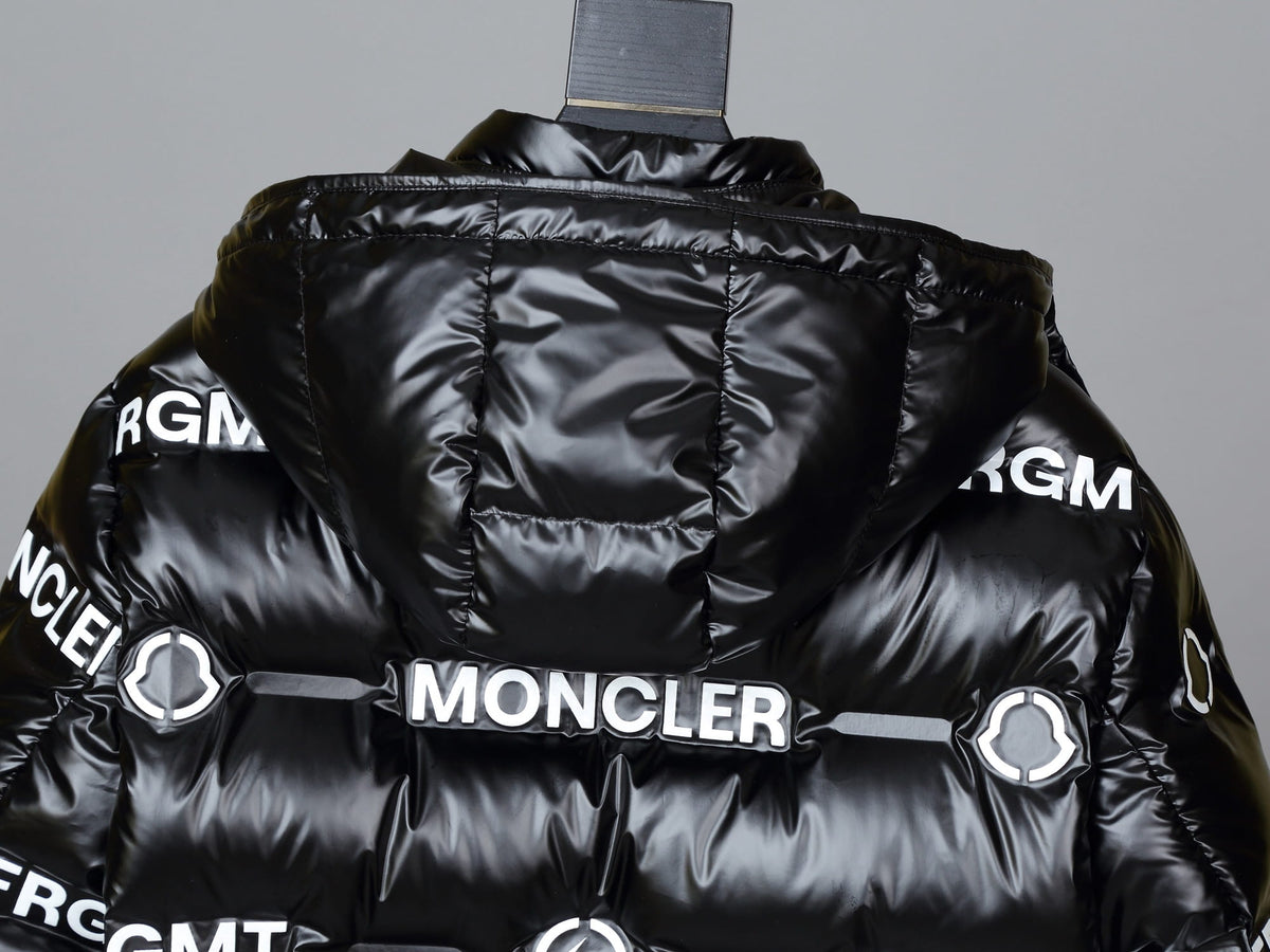 Moncler Genius x Fragment Mayconne Black Printed Down Puffer Jacket