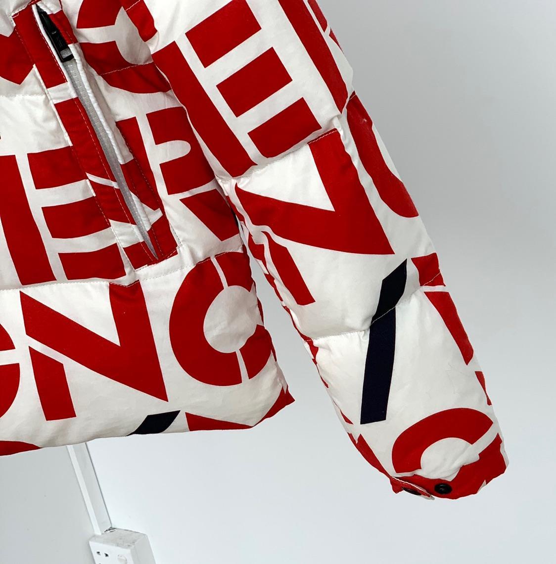 Moncler Genius Jehan Printed White Convertible 2-in-1 Down Jacket