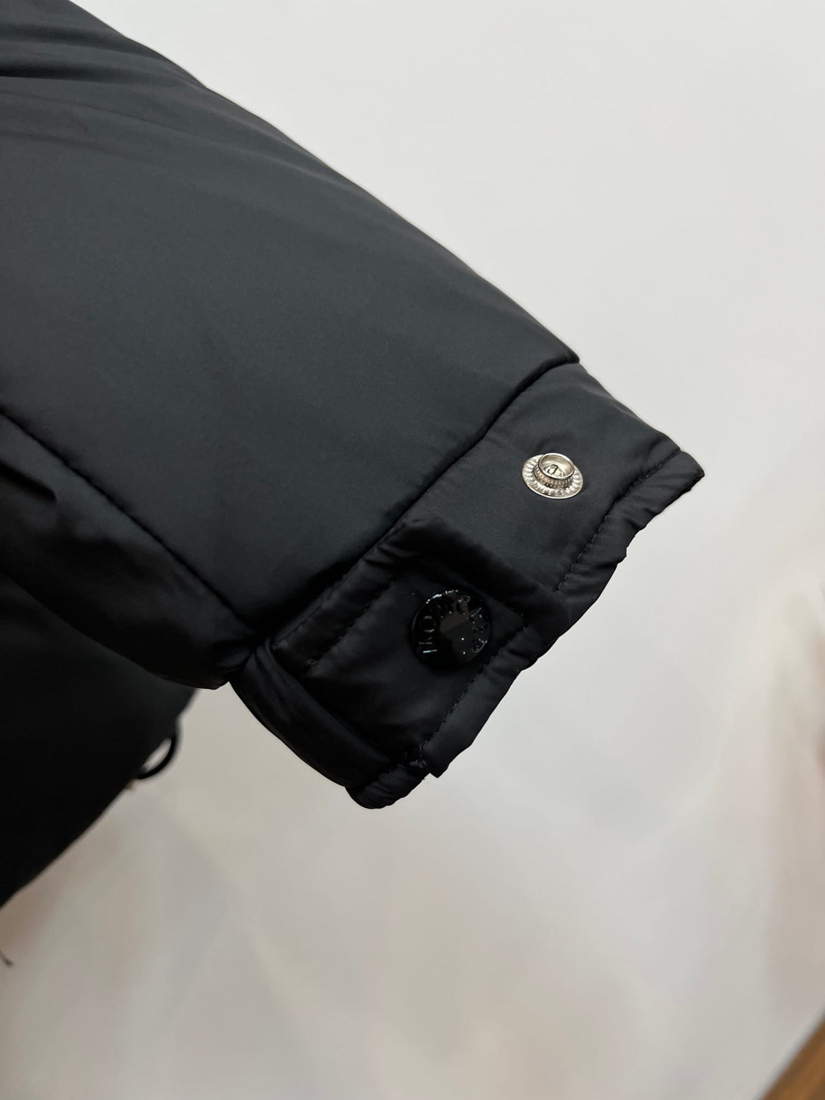 Moncler Maya Matte Black Hooded Short Down Puffer Jacket