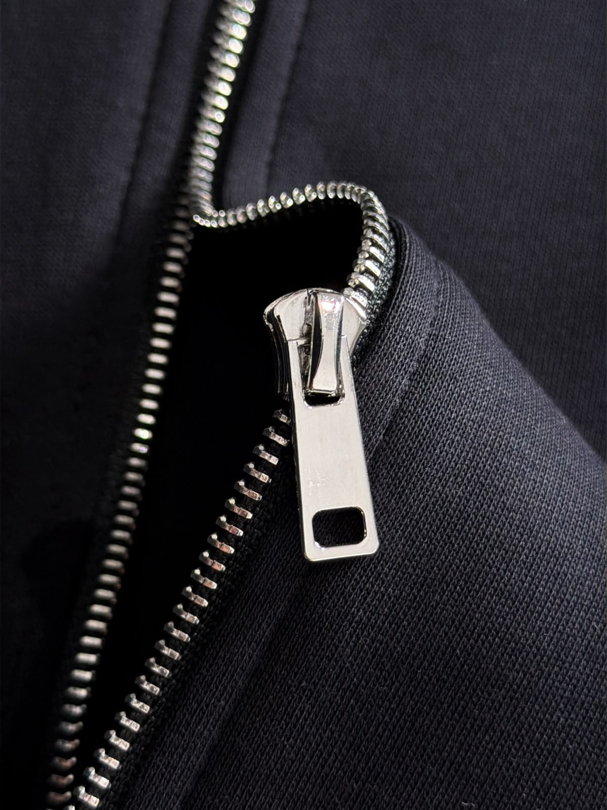 Moncler Black Striped Logo Patch Zip Tracksuit Set