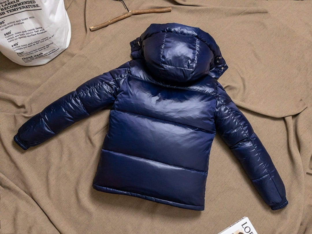 Moncler Montbeliard Glossy Hooded Short Down Jacket