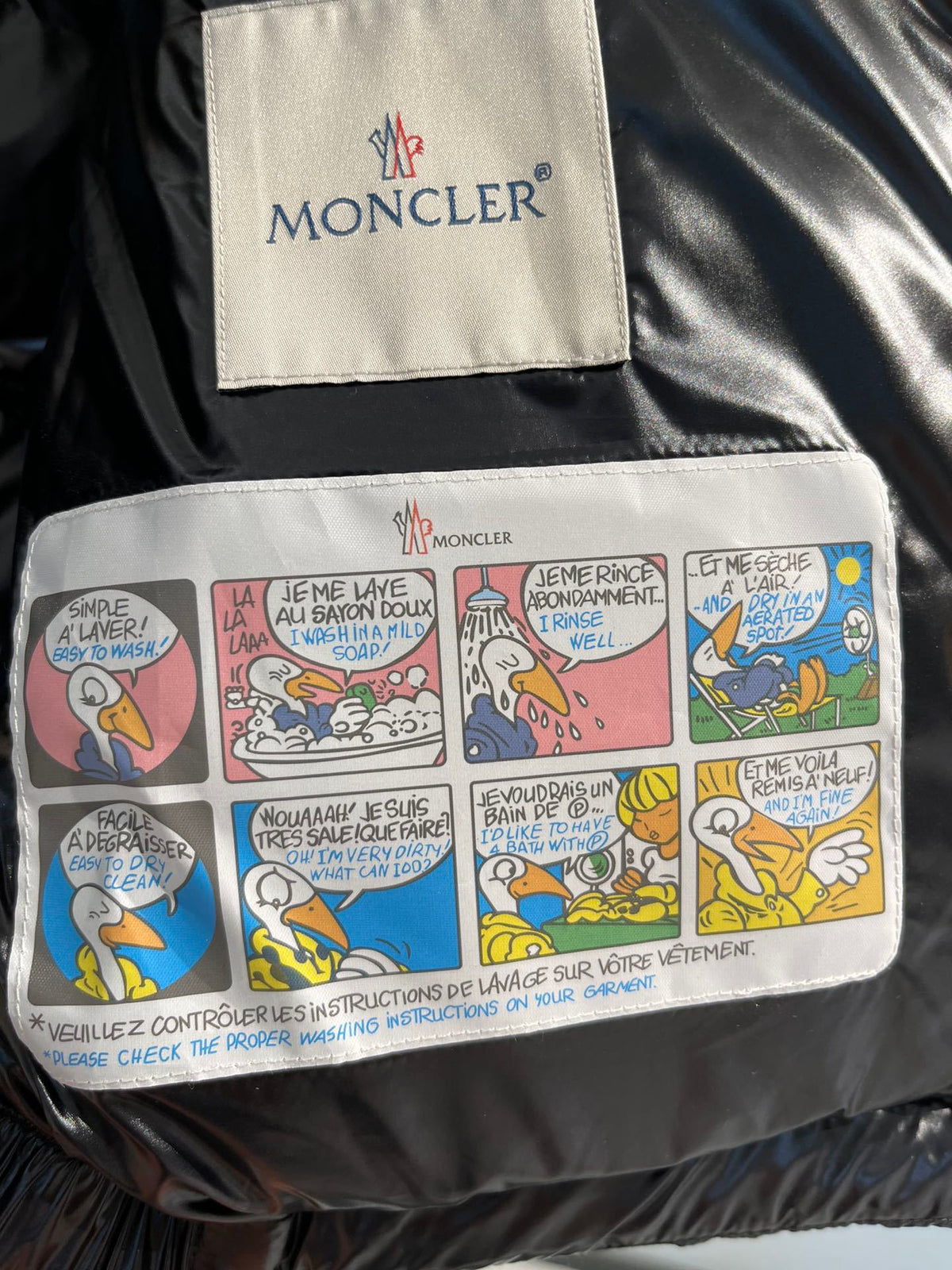 Moncler Tibb Black Glossy Nylon Down Gilet Puffer Vest