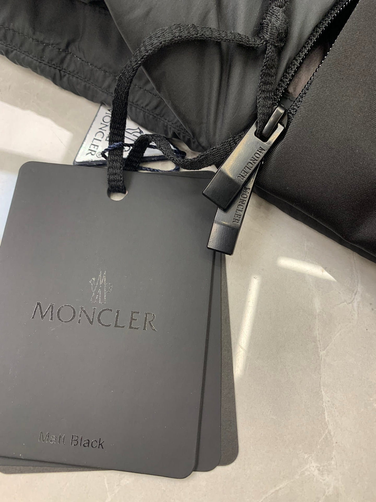 Moncler Ume Black Hooded Down Puffer Jacket