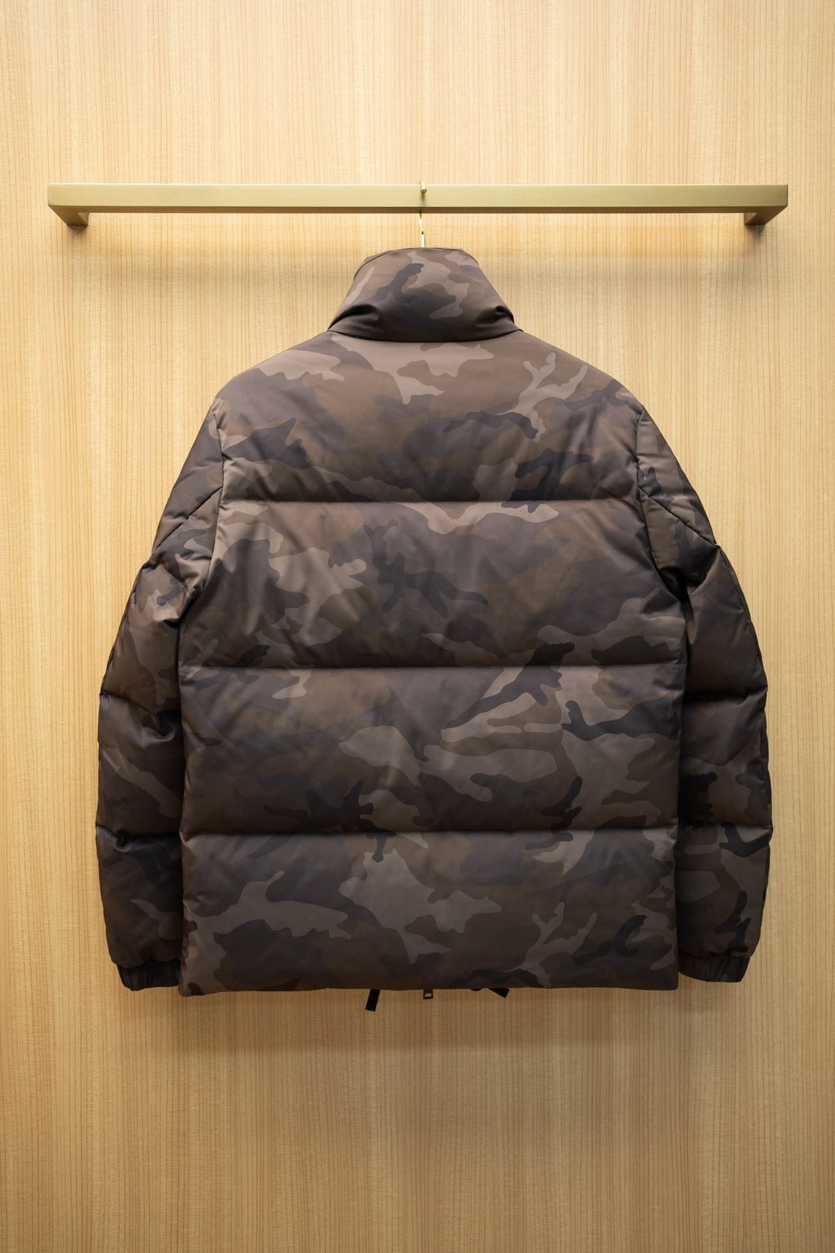 Prada Woodland Camouflage Re-Nylon Utility Cargo Down Jacket