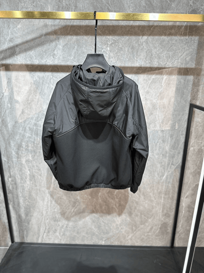 Prada Air Layer Blousonjacke mit Kapuze