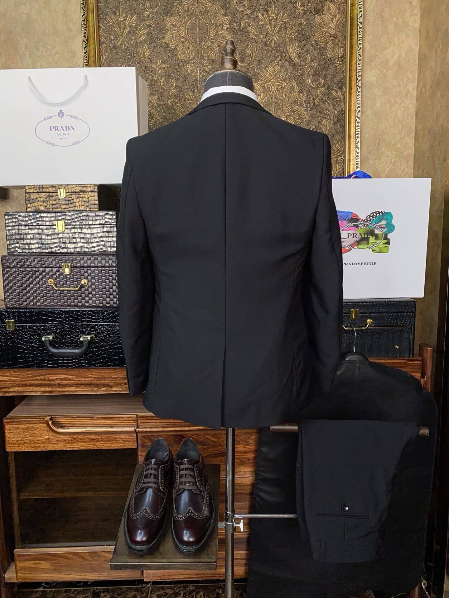 Prada Black Suit