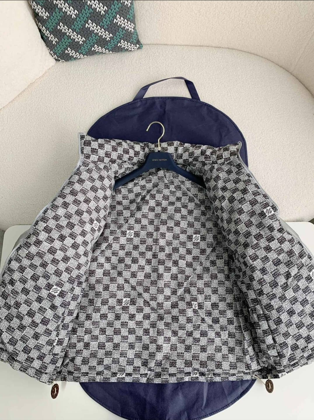 Louis Vuitton Glossy Puffer Jacket