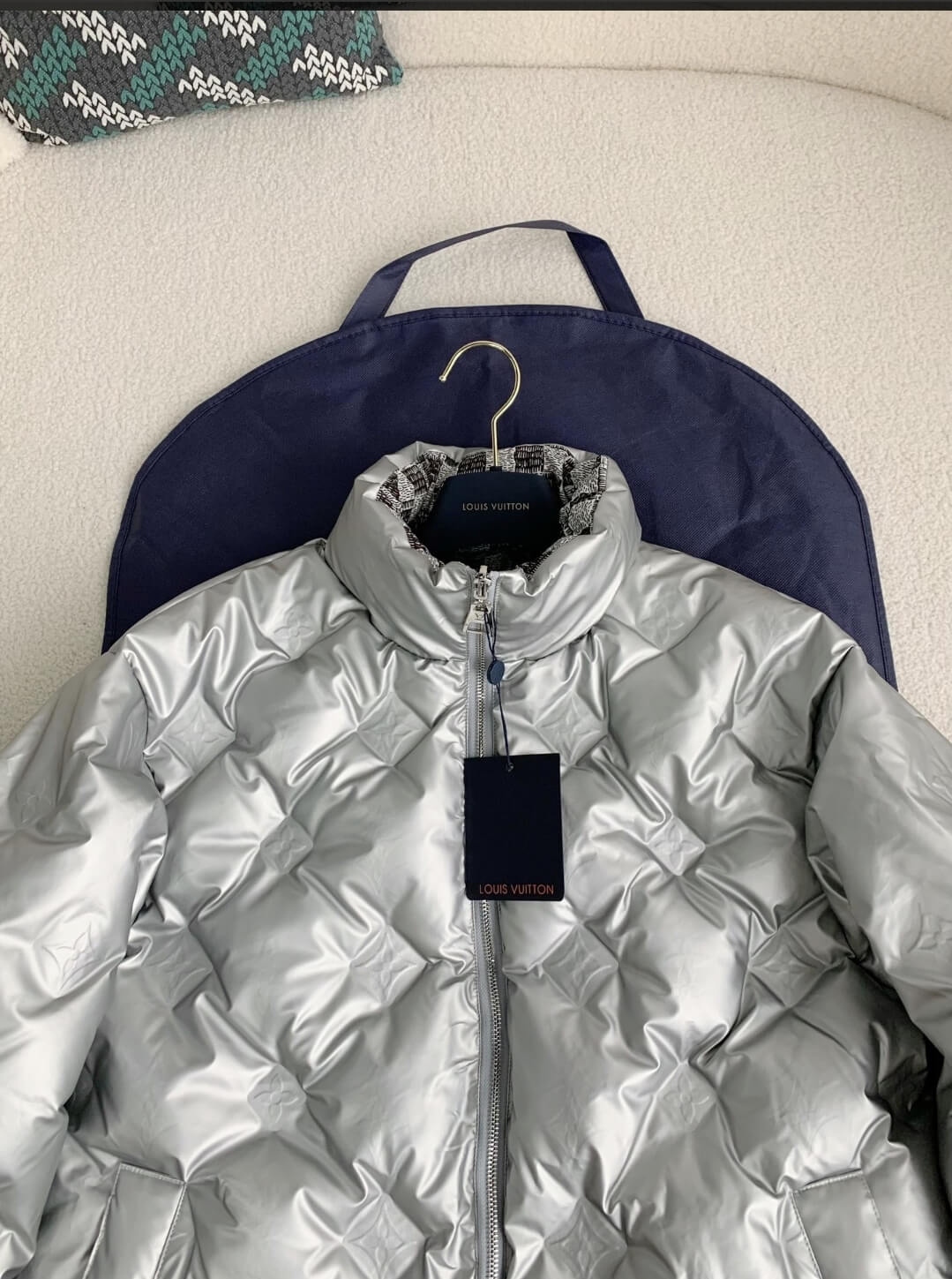 Louis Vuitton Glossy Puffer Jacket