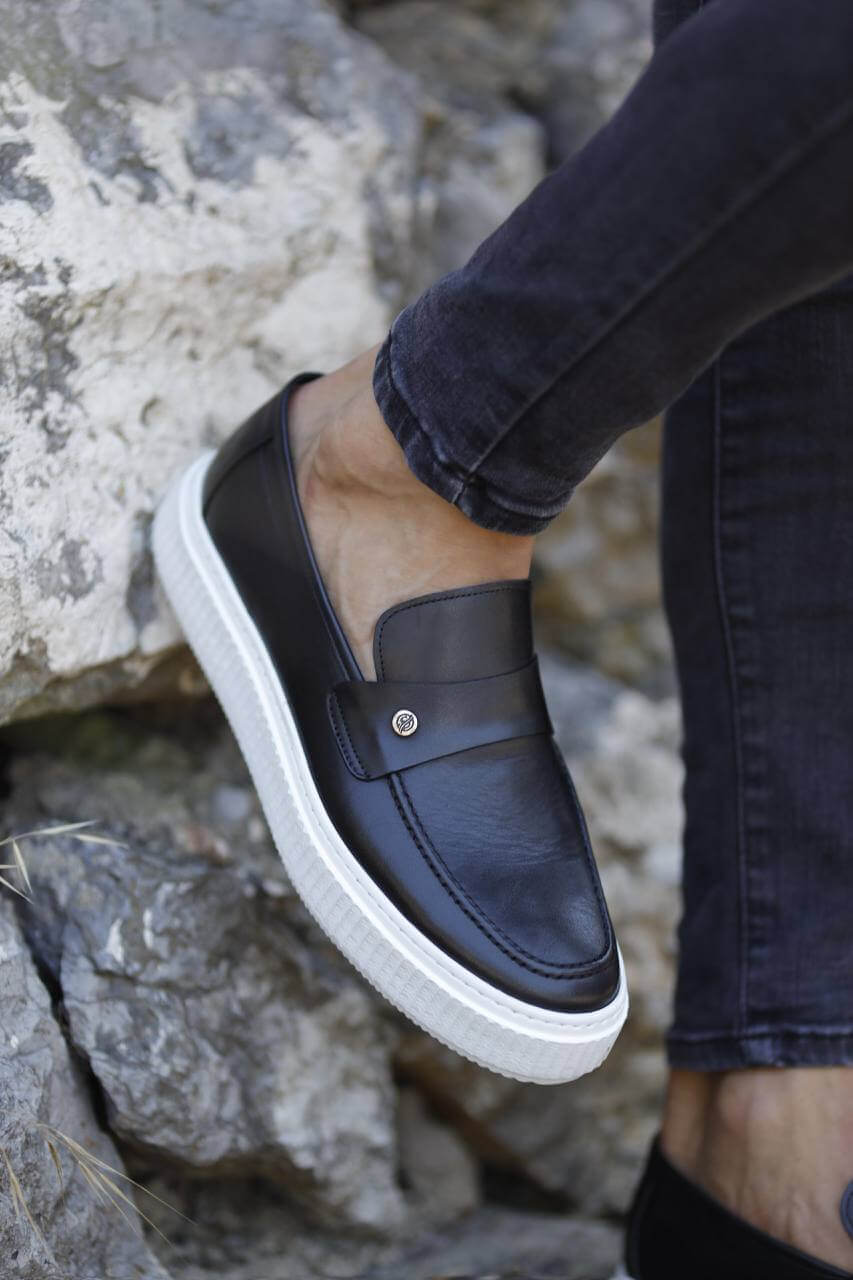 Santa Navy Blue loafers