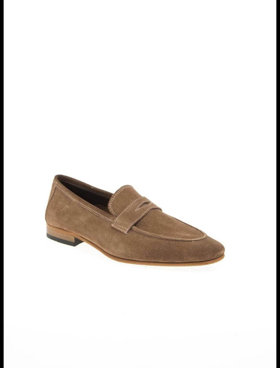 Cappuchino Suede Penny  Loafers