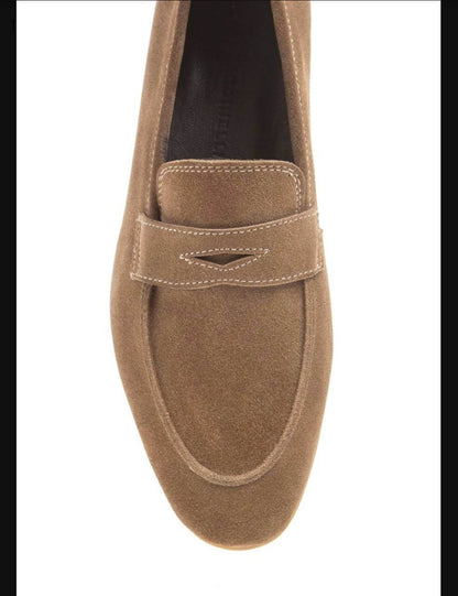 Cappuchino Suede Penny  Loafers