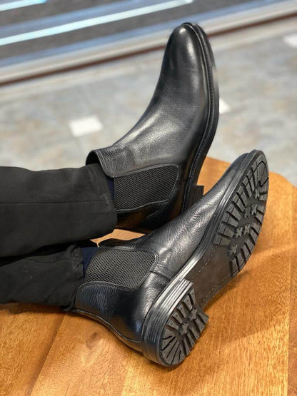 HolloShoe Black Chelsea Boot