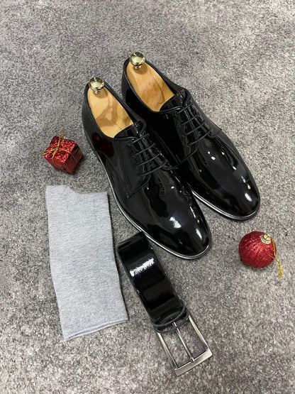Classic Black Derby Shoe