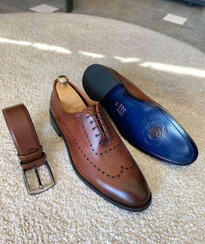 Hollo Brown Oxford Shoe
