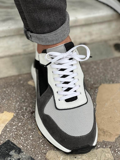 Freizeit-Sneaker in Schwarz-Weiß