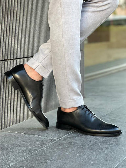 Black Ultar Oxford Shoe