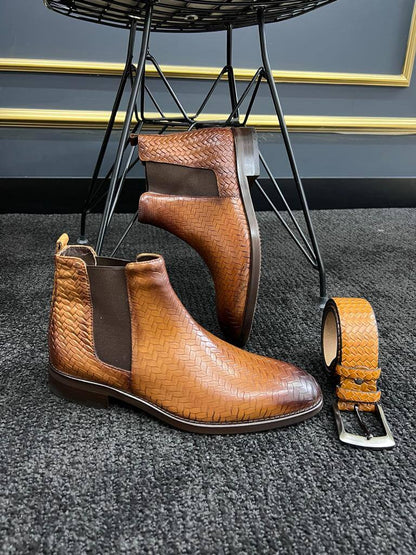 Camel Chelsea Boots